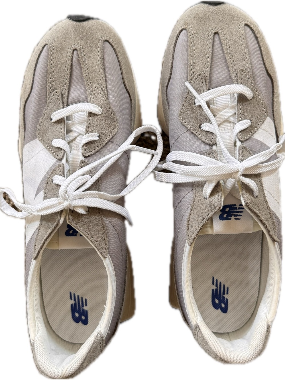 New Balance grey & White Retro Runner Sneakers
